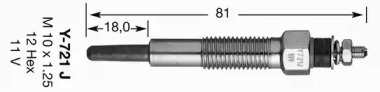 Свеча накаливания NGK 6919